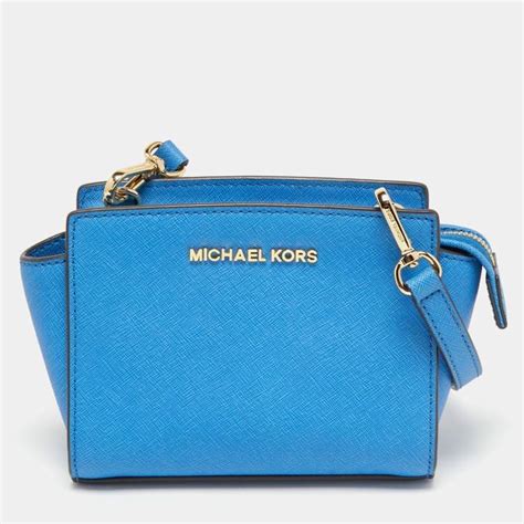 michael kors light blue|michael kors blue crossbody.